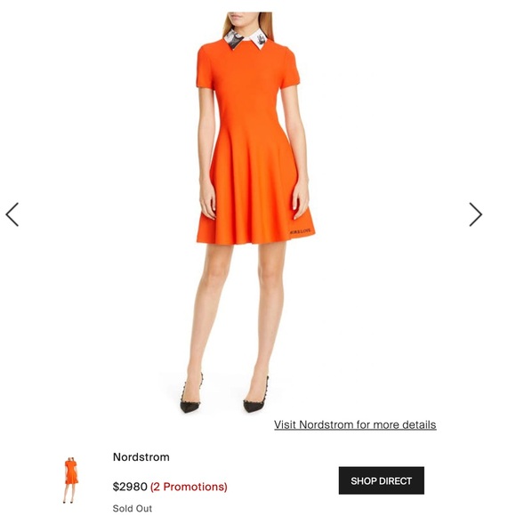 Valentino (never worn dress) with colar - Picture 1 of 13